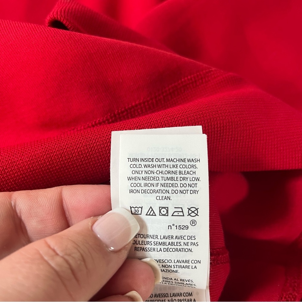 NWOT Polo Ralph Lauren The RL Fleece Crew Sweatshirt Pony Logo Red Men’s Medium - Picture 6 of 10